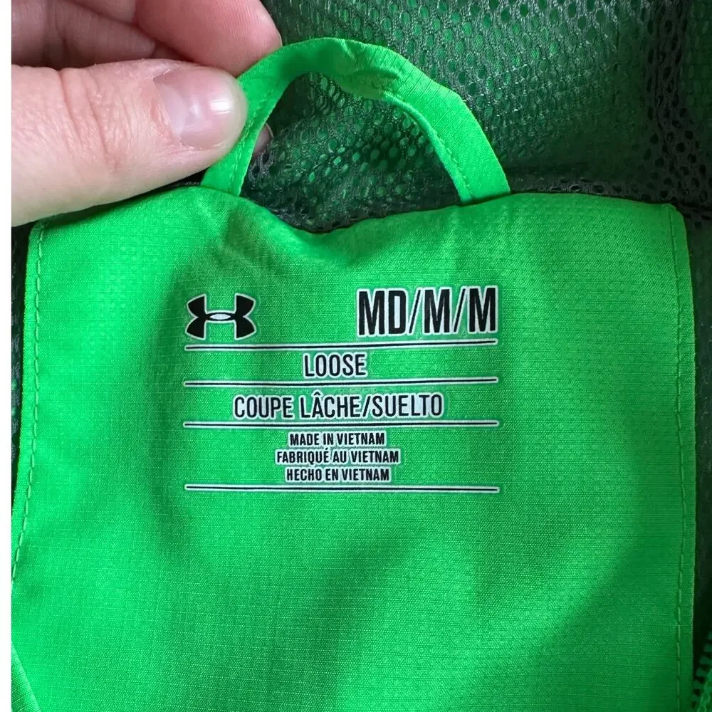Under Armour Men's Neon Green UA Storm Jacket Size Medium - Picture 2 of 7
